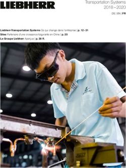 Transportation Systems 2018 2020 - Liebherr-Transportation Systems Ce qui change dans l'entreprise | p. 12 - 31 Sites Partenaire d'une ...