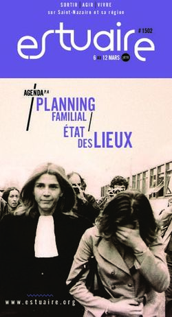 LIEUX PLANNING ÉTAT FAMILIAL - Estuaire Saint-Nazaire