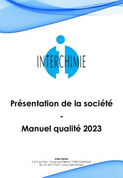 Pr&eacute;sentation de la soci&eacute;t&eacute; Manuel qualit&eacute; 2023 - Manuel qualit&eacute; 2023 | INTERCHIMIE
