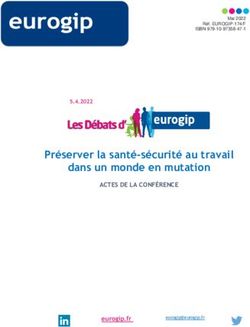 Pr&eacute;server la sant&eacute;-s&eacute;curit&eacute; au travail dans un monde en mutation - ACTES DE LA CONF&Eacute;RENCE - eurogip.fr