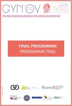 FINAL PROGRAMME PROGRAMME FINAL - GYN'OV 2018