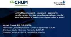 Le CHUM communicant - enseignant - apprenant : transformer des données en meilleures pratiques pour la santé des patients et des citoyens ...