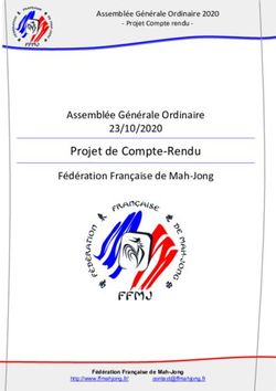 Projet de Compte-Rendu - Assemblée Générale Ordinaire 23/10/2020 Fédération Française de Mah-Jong