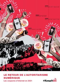 LE RETOUR DE L'AUTORITARISME NUM&Eacute;RIQUE - Les coupures d'internet en 2021