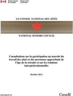 Consultations sur la participation au marché du travail des aînés et des personnes approchant de l'âge de la retraite et sur les relations ...