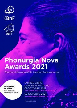 Phonurgia Nova Awards 2021 - ENTRÉE LIBRE (SUR RESERVATION) 01 OCTOBRE 2021 Concours International de Création Radiophonique