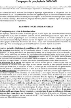 Campagne de prophylaxie 2020/2021 - GDS19