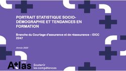 PORTRAIT STATISTIQUE SOCIO-D&Eacute;MOGRAPHIE ET TENDANCES EN FORMATION - Branche du Courtage d'assurance et de r&eacute;assurance - IDCC 2247 - Planete ...