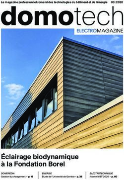&Eacute;clairage biodynamique &agrave; la Fondation Borel - Le magazine professionnel romand des technologies du b&acirc;timent et de l'&eacute;nergie 03 : 2020