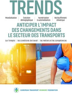 TRENDS ANTICIPER L'IMPACT DES CHANGEMENTS DANS LE SECTEUR DES TRANSPORTS - Mondialisation