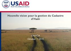 Nouvelle vision pour la gestion du Cadastre d'Haiti - ONACA October 1, 2014
