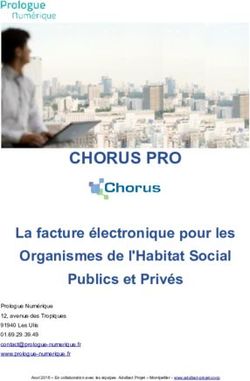 CHORUS PRO La facture électronique pour les Organismes de l'Habitat Social Publics et Privés - Prologue Numérique