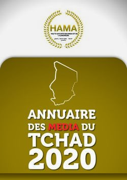 TCHAD ANNUAIRE DES MEDIA DU - HAMA TCHAD