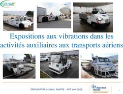 Expositions aux vibrations dans les activités auxiliaires aux transports aériens - DRRP/CMP/M. Frédéric MAITRE - BVT avril 2019 - Colloque " ...