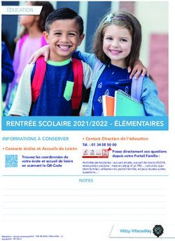 RENTR&Eacute;E SCOLAIRE 2021/2022 - &Eacute;L&Eacute;MENTAIRES - Ville de ...