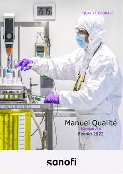 Manuel Qualité Version 8.0 Février 2022 - QUALITÉ GLOBALE