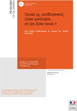 Covid 19, confinement, crise sanitaire et les fake news ?