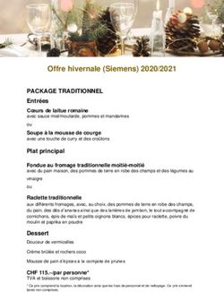 Offre hivernale (Siemens) 2020/2021 - Compass Group ...