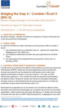 BRIDGING THE GAP II / COMBLER L'ÉCART II (BTG-II) - BRIDGING THE GAP PROJECT