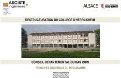 RESTRUCTURATION DU COLLEGE D'HERRLISHEIM - CONSEIL DEPARTEMENTAL DU BAS RHIN PRINCIPES GENERAUX DU PROGRAMME