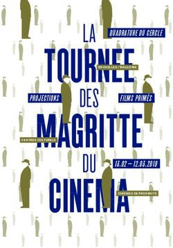 TOURNEE MAGRITTE CINEMA - LA DES DU - QUADRATURE DU CERCLE - La Quadrature du Cercle