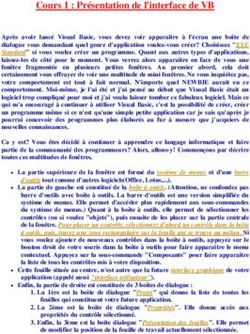 Cours 1 : Présentation de l'interface de VB - index-of.es