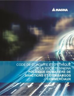 CODE DE CONDUITE ET D'&Eacute;THIQUE DE LA SOCI&Eacute;T&Eacute; MAGNA POLITIQUE EN MATI&Egrave;RE DE SANCTIONS ET D'EMBARGOS COMMERCIAUX - Magna ...