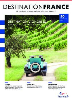Destination Vignobles : p.8 BordeAux ACCueille lA 8e édition - Atout France