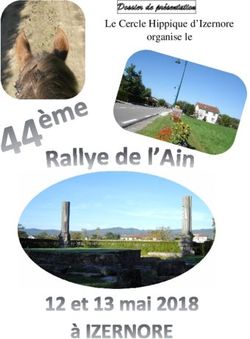 Le Cercle Hippique d'Izernore organise le - Dossier de pr&eacute;sentation