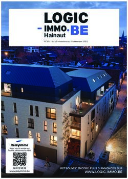 Hainaut - RETROUVEZ ENCORE PLUS D'ANNONCES SUR WWW.LOGIC-IMMO.BE
