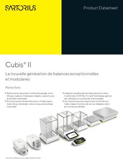 Cubis II La Nouvelle Génération De Balances Exceptionnelles Et ...