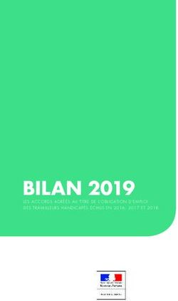 BILAN 2019 LES ACCORDS AGRÉÉS AU TITRE DE L'OBLIGATION D'EMPLOI DES TRAVAILLEURS HANDICAPÉS ÉCHUS EN 2016, 2017 ET 2018 - Ministère du Travail