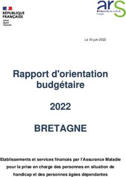 BRETAGNE Rapport d'orientation budg&eacute;taire 2022 - Etablissements et services financ&eacute;s par l'Assurance Maladie pour la prise en charge des personnes ...
