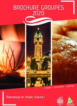 BROCHURE GROUPES 2020 - Bienvenue en Haute-Vienne ! - Haute-Vienne Tourisme