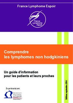 Comprendre Les Lymphomes Non Hodgkiniens - France Lymphome Espoir ...