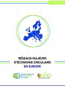 EN EUROPE RÉSEAUX MAJEURS D'ÉCONOMIE CIRCULAIRE - Avril 2020 - Institut ...