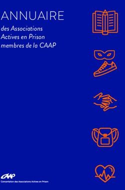 ANNUAIRE des Associations Actives en Prison membres de la CAAP