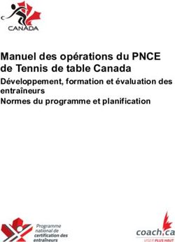 Manuel des opérations du PNCE de Tennis de table Canada - Développement, formation et évaluation des entraîneurs Normes du programme et planification