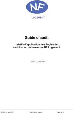 Guide d'audit LOGEMENT - relatif à l'application des Règles de certification de la marque NF Logement