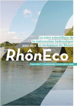2000 2015 RhônEco Le suivi scientifique de la restauration hydraulique - Évaluer et comprendre pour mieux agir - Graie