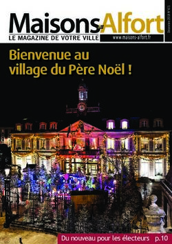 Bienvenue au village du Père Noël ! - Du nouveau pour les électeurs p.10