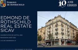 EDMOND DE ROTHSCHILD REAL ESTATE SICAV - Septembre 2021