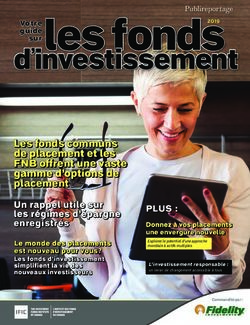 Les fonds d'investissement - Votre guide sur - IFIC.ca