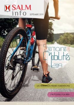 SALM info SEPTEMBRE 2019 - Vielsalm