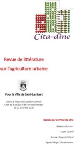 Revue de littérature sur l'agriculture urbaine - Ville de Saint ...