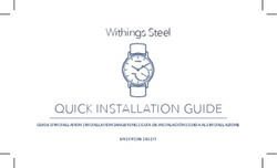 QUICK INSTALLATION GUIDE - Withings Steel