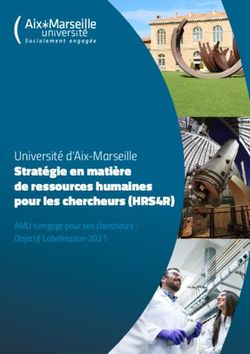 Strat&eacute;gie en mati&egrave;re de ressources humaines pour les chercheurs (HRS4R) - Universit&eacute; d'Aix-Marseille