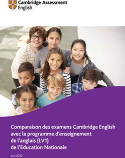 Comparaison des examens Cambridge English avec le programme d'enseignement de l'anglais (LV1) de l'Education Nationale - Juin 2016