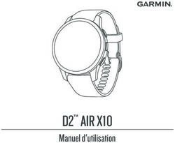 D2 AIR X10 Manuel d'utilisation