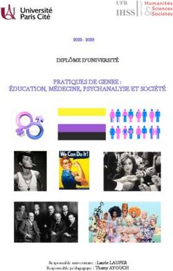 PRATIQUES DE GENRE : &Eacute;DUCATION, M&Eacute;DECINE, PSYCHANALYSE ET SOCI&Eacute;T&Eacute; - DIPL&Ocirc;ME D'UNIVERSIT&Eacute; - Brochure 2022-23